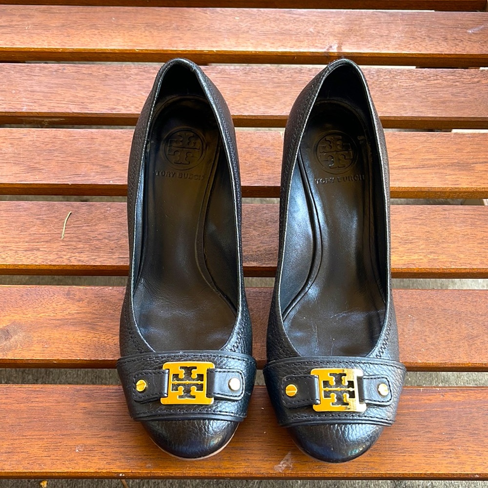 Tory Burch black heels